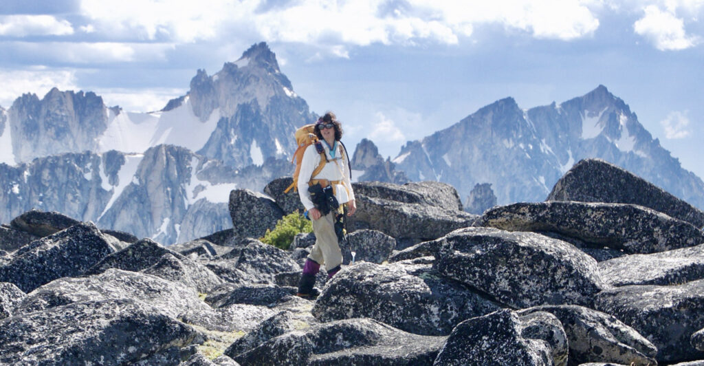 Ann Nelson in the Cascades